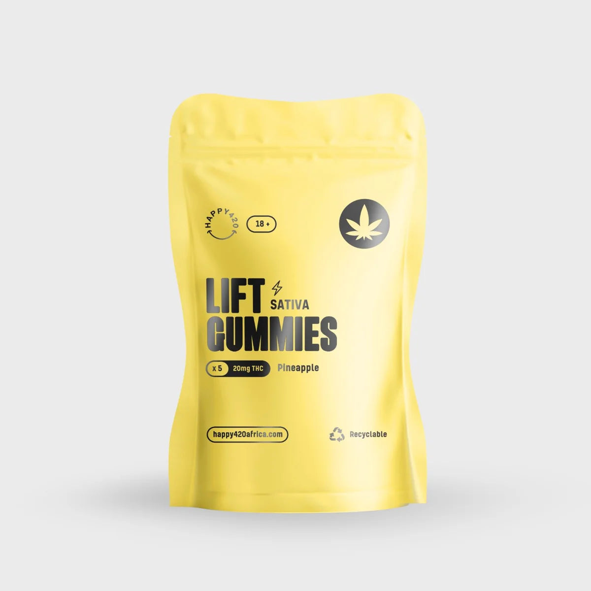 Sativa Lift Gummies - Pineapple Cannafrica Claremont