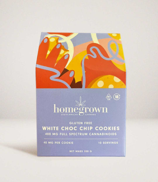 Homegrown White Choc Chip Cookies Cannafrica Claremont