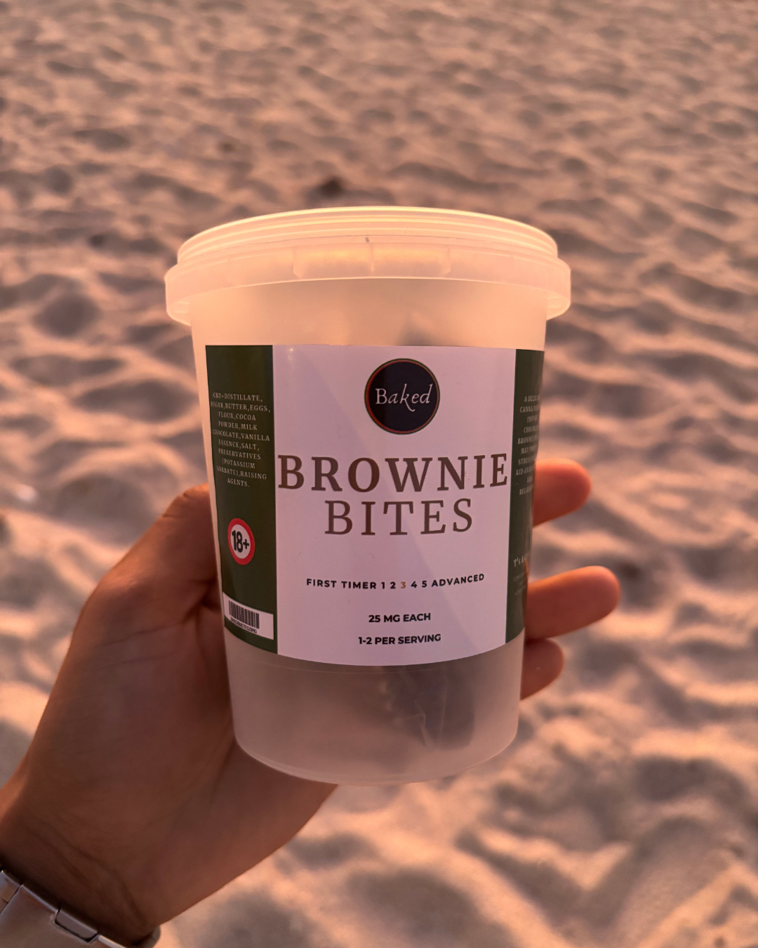 Baked Brownie Bites Cannafrica Claremont