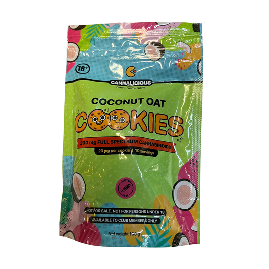 Cannalicious Coconut Oat Cookies Cannafrica Claremont